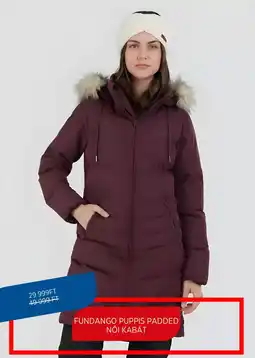 Hervis Fundango puppis padded női kabát ajánlat