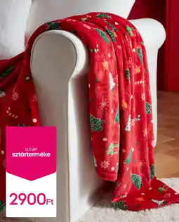 Pepco Piros karácsonyi takaró ajánlat