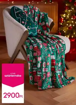 Pepco Zöld karácsonyi takaró ajánlat