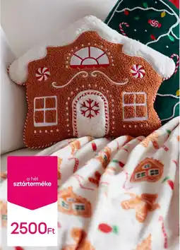 Pepco Mézeskalács ház alakú párna ajánlat