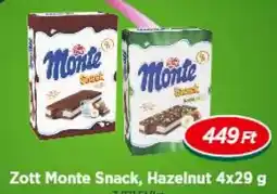 Real Zott Monte Snack, Hazelnut ajánlat