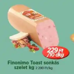 Real Finonimo Toast sonkás ajánlat