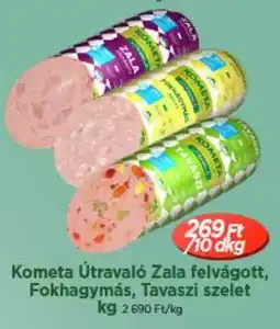 Real Kometa Útravaló Zala felvágott, Fokhagymás, Tavaszi ajánlat