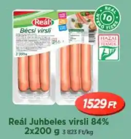 Real Real Bécsi virsli 84% ajánlat