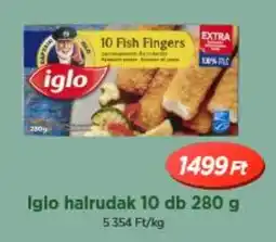 Real Iglo halrudak ajánlat
