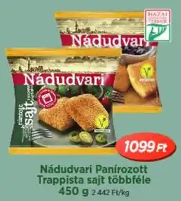 Real Nádudvari Panírozott Trappista sajt ajánlat