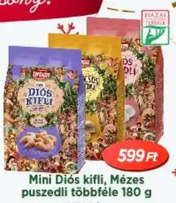 Real Mini Diós kifli, Mézes puszedli ajánlat
