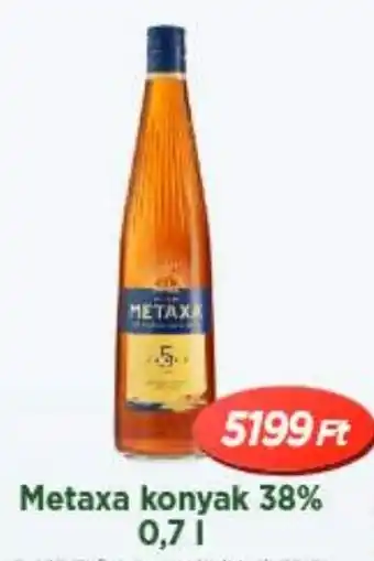 Real Metaxa konyak 38% ajánlat