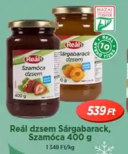 Real Reál dzsem Sárgabarack, Szamóca ajánlat