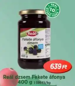 Real Reál dzsem Fekete áfonya ajánlat