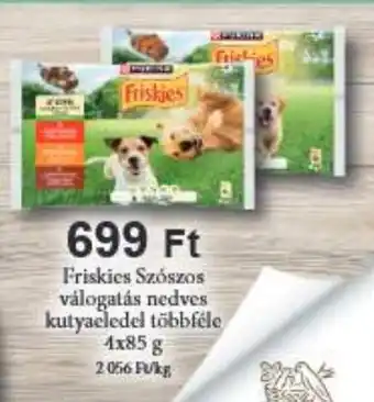 Real Friskies Szószos válogatás nedves kutyaeledel ajánlat