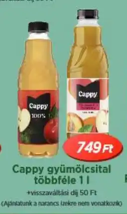 Real Cappy gyümölcsital ajánlat