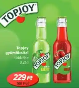 Real Topjoy gyümölcsital ajánlat