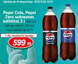 Real Pepsi Cola, Pepsi Zero ajánlat