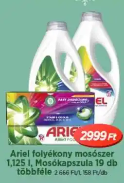 Real Ariel folyékony mosószer, Mosókapszula ajánlat