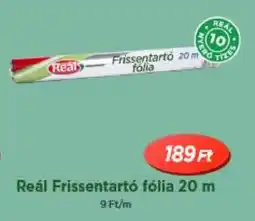 Real Reál Frissentartó fólia ajánlat