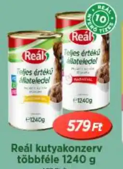 Real Reál kutyakonzerv ajánlat