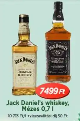 Real Jack Daniel's whiskey, Mézes ajánlat