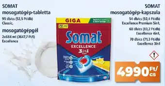 Goods Market SOMAT mosogatógép-tabletta / mosogatógép-kapszula ajánlat