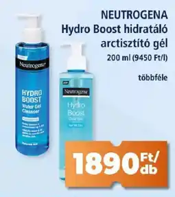 Goods Market NEUTROGENA Hydro Boost hidratáló arctisztító gél ajánlat