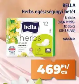 Goods Market BELLA Herbs egészségügyi betét ajánlat