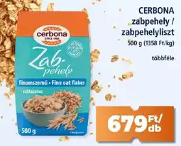 Goods Market CERBONA zabpehely / zabpehelyliszt ajánlat