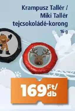 Goods Market Krampusz Tallér / Miki Tallér tejcsokoládé-korong ajánlat
