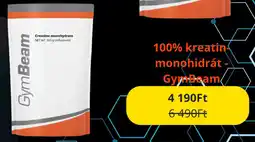 GymBeam 100% kreatin monohidrát - GymBeam ajánlat