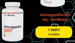 GymBeam Ashwagandha 500 mg - GymBeam ajánlat