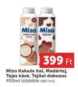 PRIVÁT Mizo Kakaós ital, Madártej, Tejes kávé, Tejital dobozos ajánlat