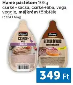 PRIVÁT Hamé pástétom ajánlat