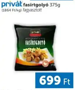 PRIVÁT Privȧt fasírtgolyó ajánlat