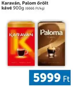PRIVÁT Karaván, Palom őrölt kávé ajánlat