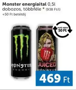 PRIVÁT Monster energiaital ajánlat