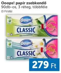 PRIVÁT Ooops! papír zsebkendő ajánlat