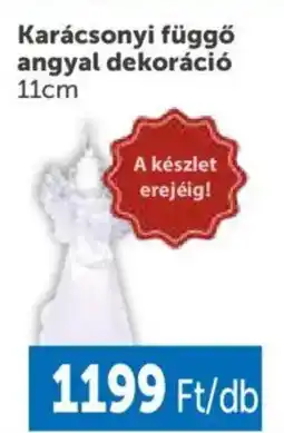 PRIVÁT Karácsonyi függő angyal dekoráció ajánlat