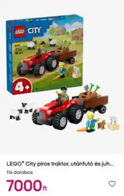 Pepco LEGO City piros traktor ajánlat
