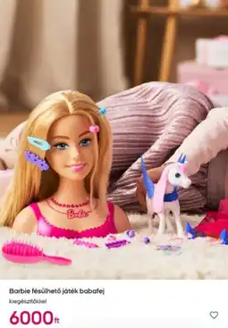 Pepco Barbie fésülhető játék babafej ajánlat