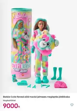 Pepco Barbie Cutie Reveal zöld mackó jelmezes megleptés játékbaba ajánlat