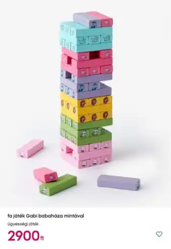 Pepco Fa játék gabi babaháza mintával ajánlat
