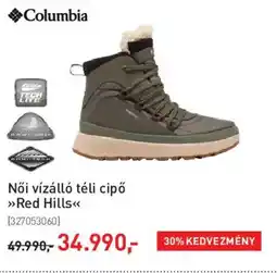 Intersport Columbia Női vízálló téli cipő Red Hills ajánlat