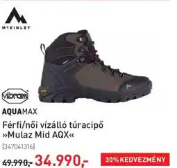 Intersport MCKINLEY Férfi / női vízálló túracipő Mulaz Mid AQX ajánlat