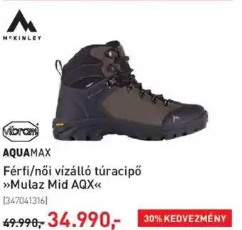 Intersport MCKINLEY Férfi / női vízálló túracipő Mulaz Mid AQX ajánlat