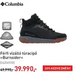 Intersport Kupn Columbia Férfi vízálló túracipő Burnsider ajánlat