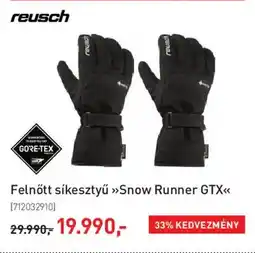 Intersport Reusch Felnőtt síkesztyű Snow Runner GTX ajánlat