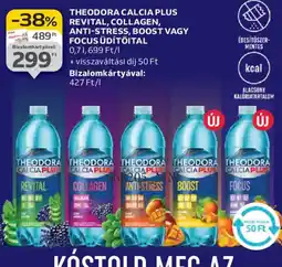 Auchan Theodora calcia plus revital, collagen, anti-stress, boost vagy focus üdítőital ajánlat