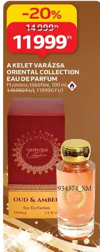 Auchan A KELET VARÁZSA ORIENTAL COLLECTION EAU DE PARFUM ajánlat