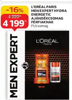 Auchan L'oréal paris men expert hydra energetic ajándékcsomag férfiaknak ajánlat