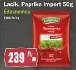 FullDiszkont Lacik. Paprika Import ajánlat