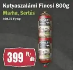 FullDiszkont Kutyaszalámi Fincsi ajánlat